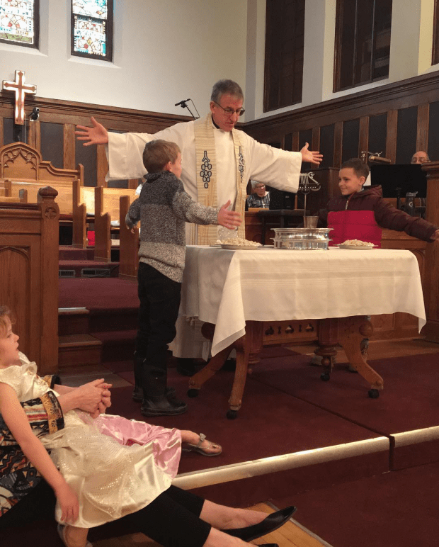 communion with the boys